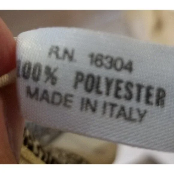 Polyester hair scarf made in Italy 19" square - Picture 5 of 6